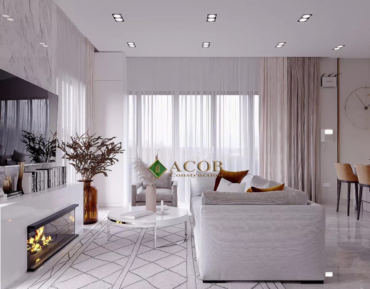 Şüvəlan (180 m²) bağ evinin interyer dizaynı