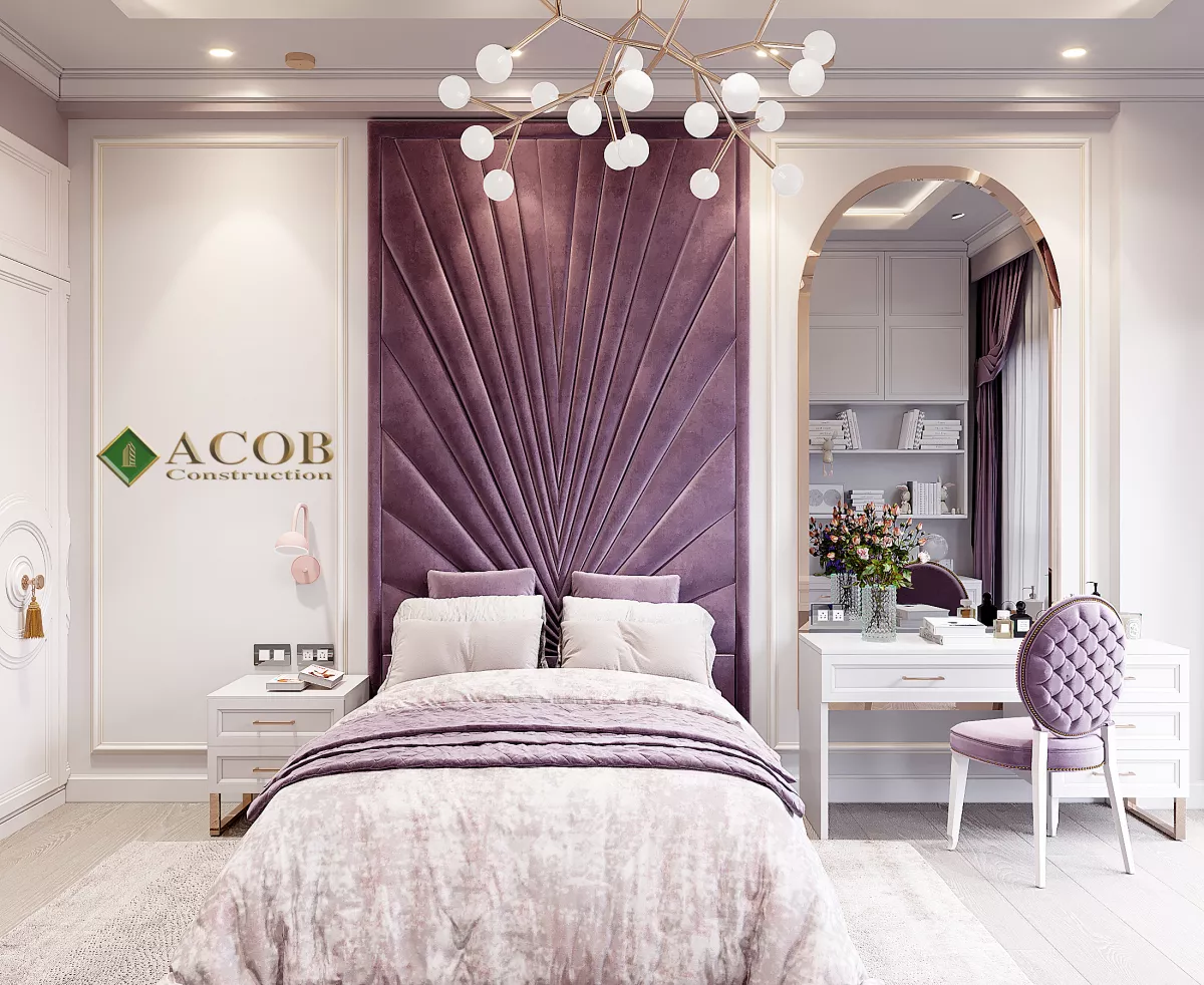 Ağ şəhər (125 m²) mənzilin interyer dizaynı