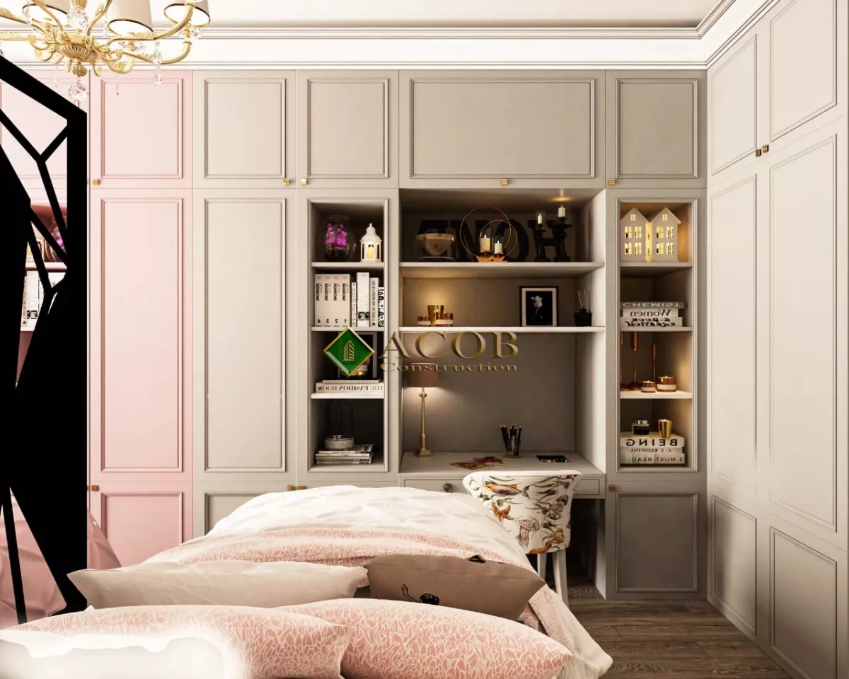 Yasamal (130 m²) mənzilin interyer dizaynı