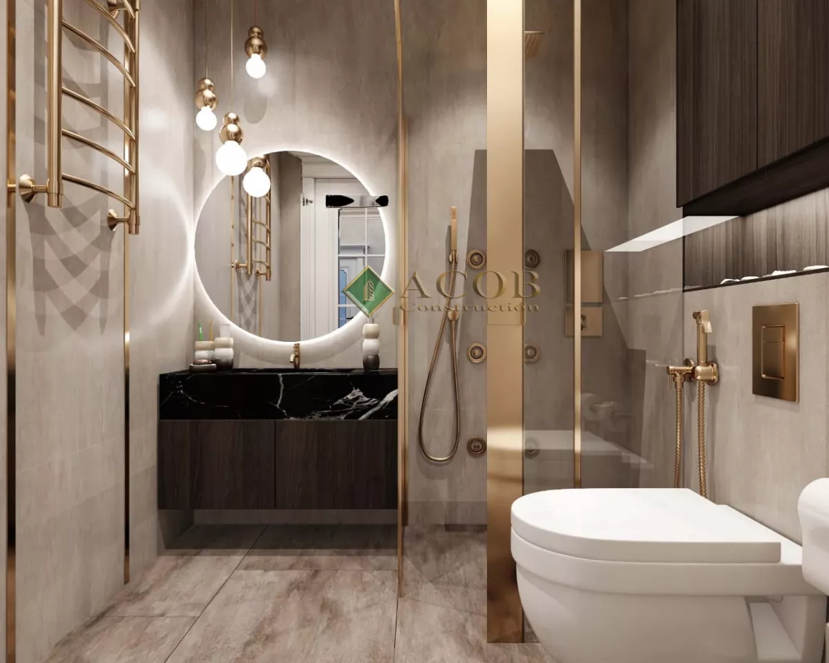 Yasamal (130 m²) mənzilin interyer dizaynı