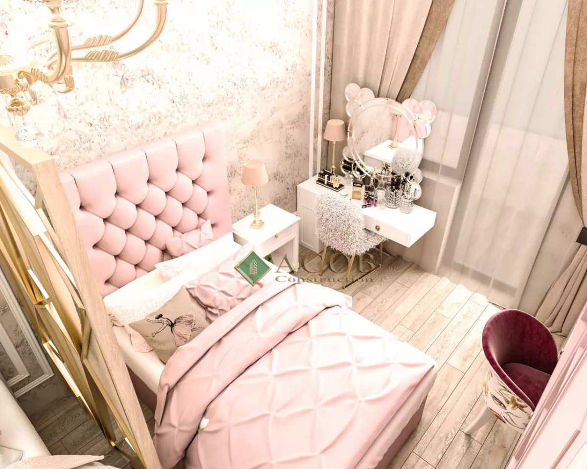 Yasamal (130 m²) mənzilin interyer dizaynı