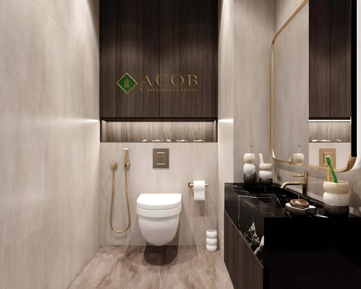 Yasamal (130 m²) mənzilin interyer dizaynı