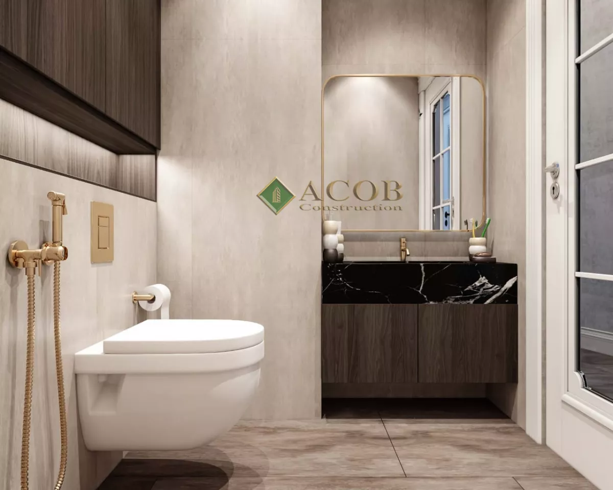 Yasamal (130 m²) mənzilin interyer dizaynı