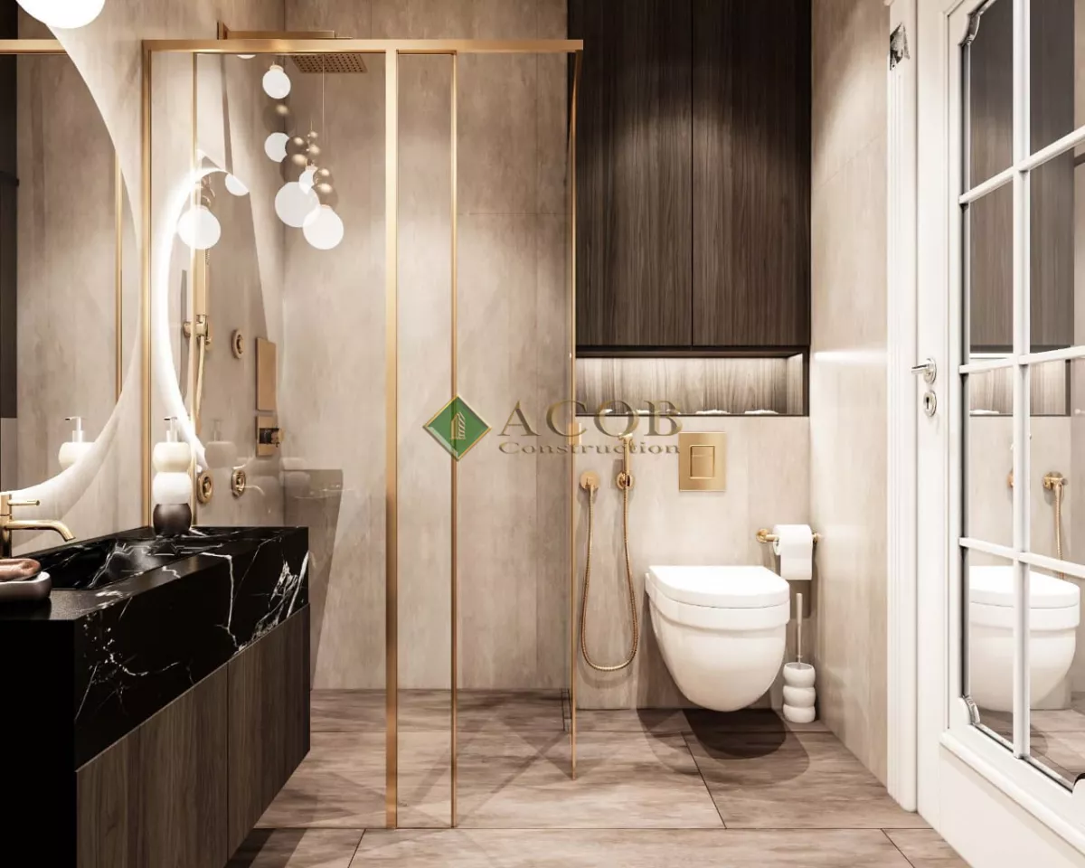 Yasamal (130 m²) mənzilin interyer dizaynı