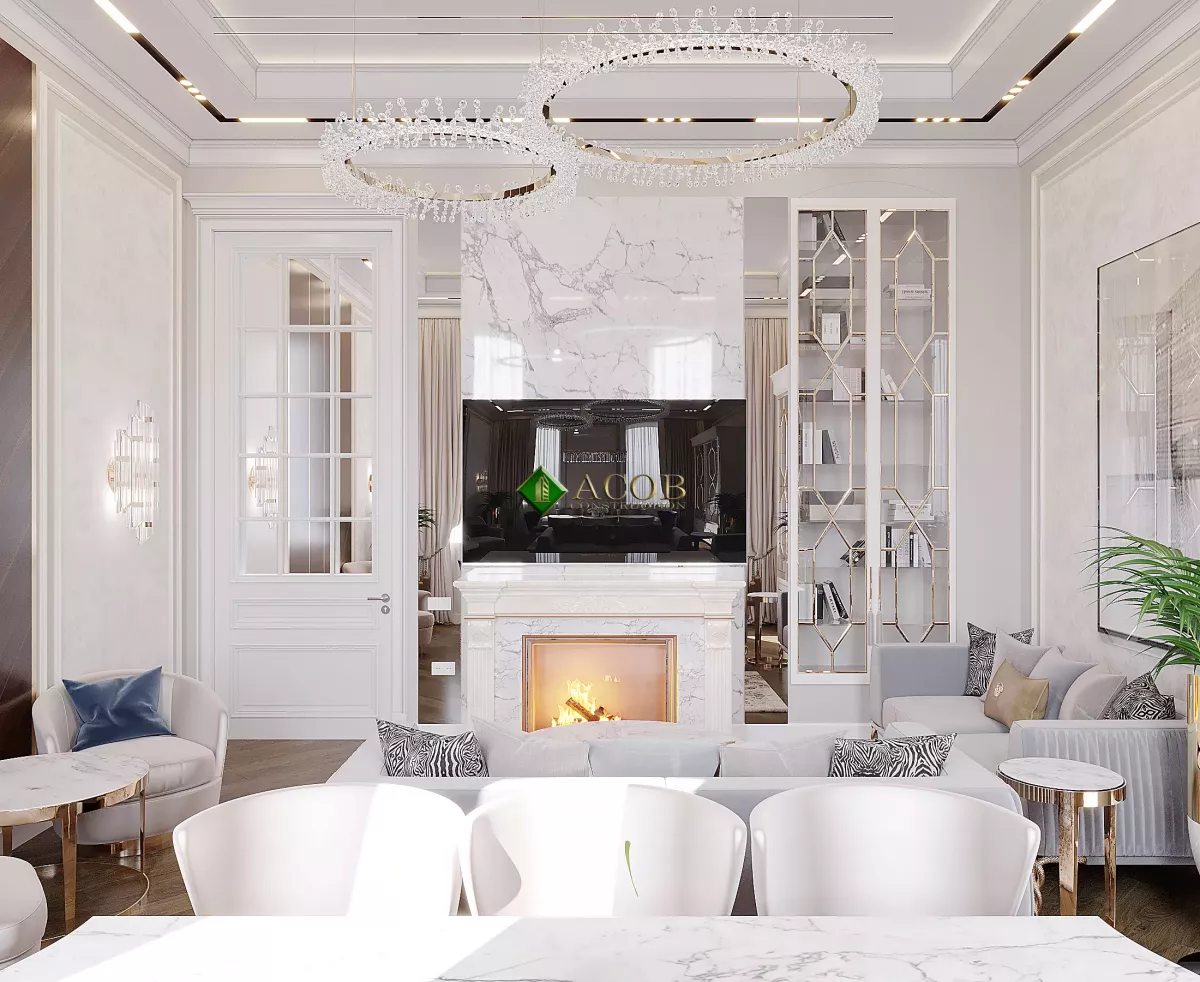 İçəri şəhər (80 m²) mənzilin interyer dizaynı