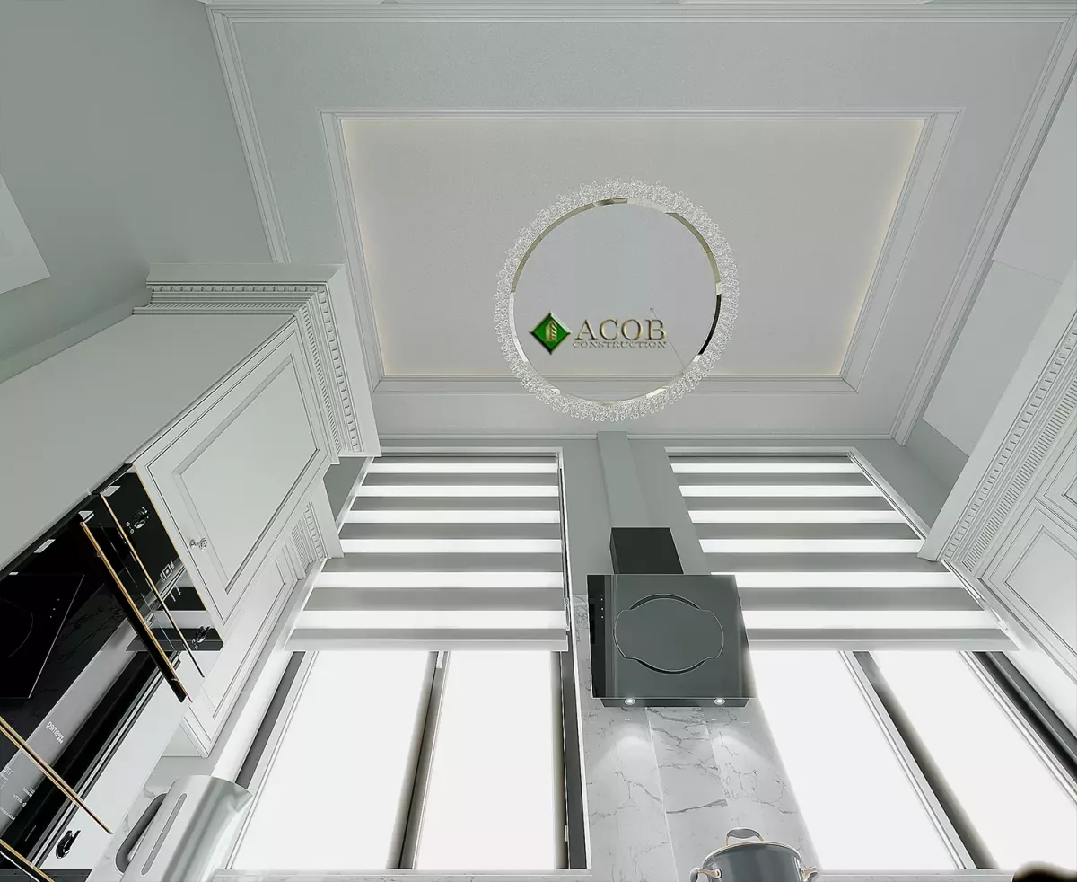 İçəri şəhər (80 m²) mənzilin interyer dizaynı