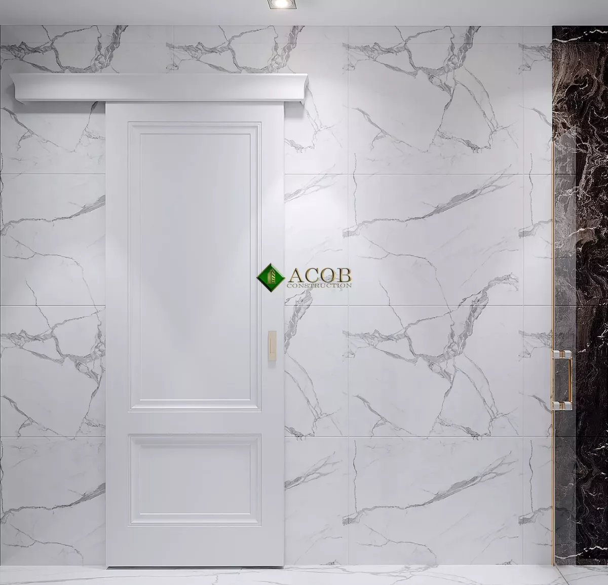 İçəri şəhər (80 m²) mənzilin interyer dizaynı