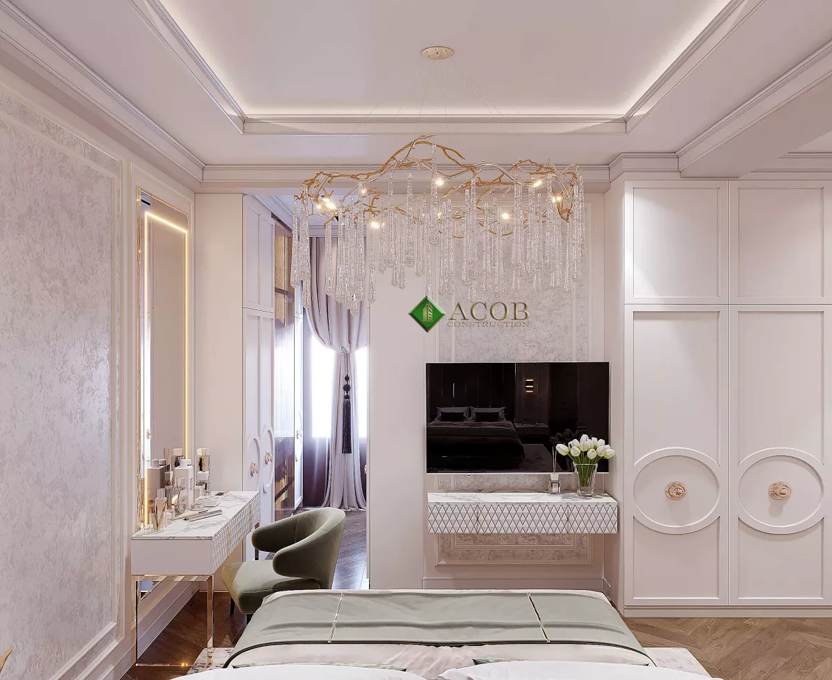 Nəsimi (120 m²) mənzilin interyer dizaynı