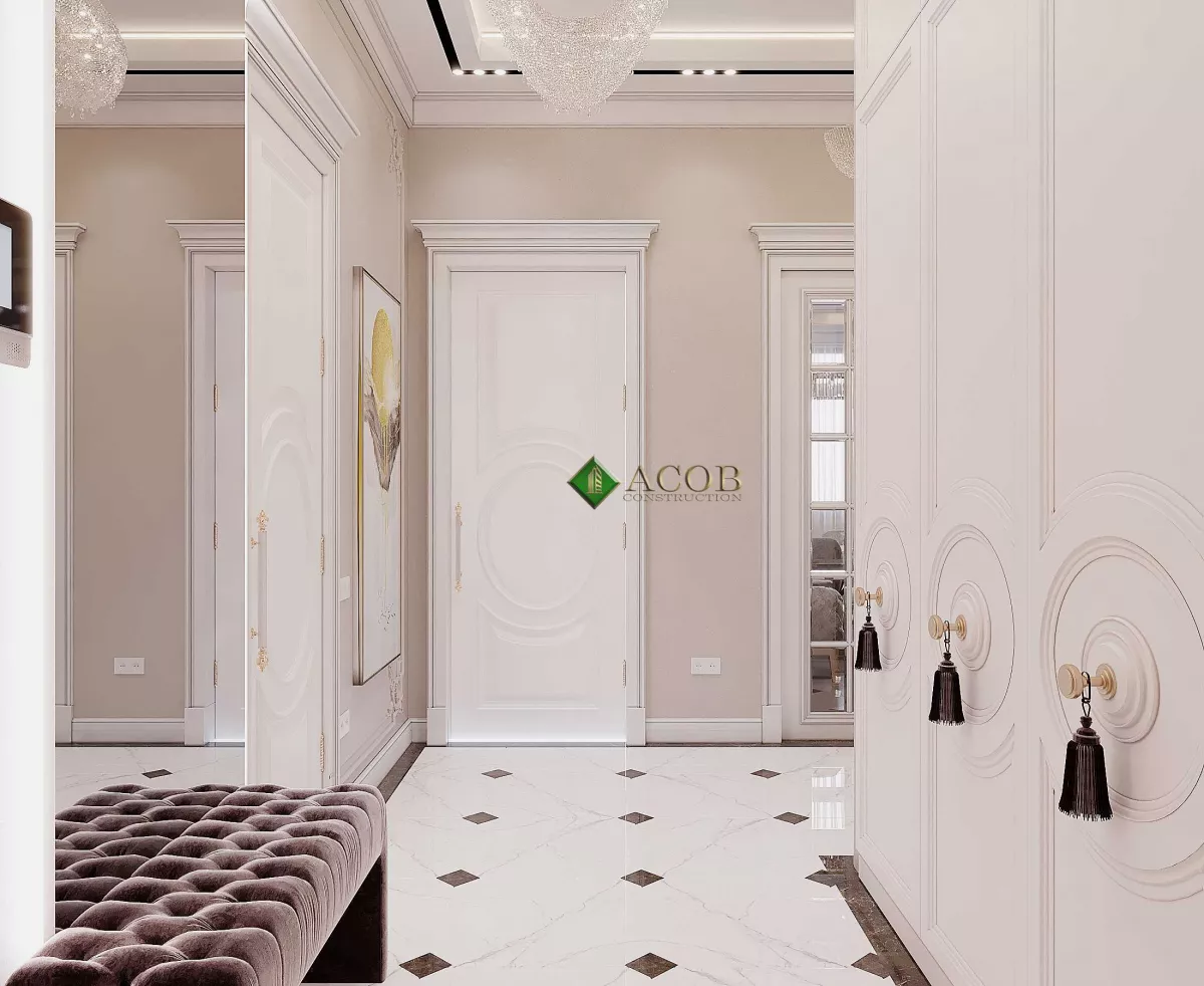 Nəsimi (120 m²) mənzilin interyer dizaynı