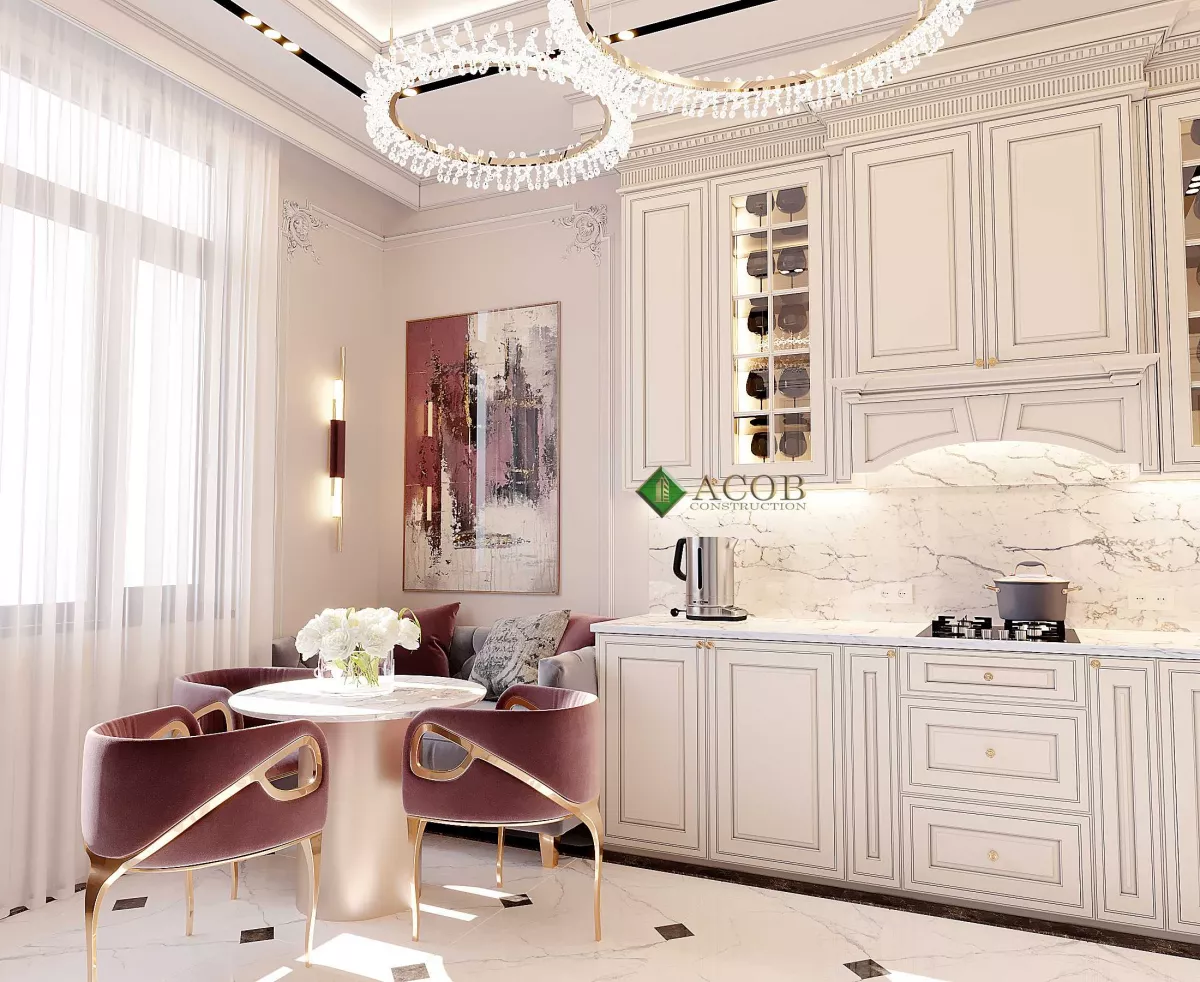 Nəsimi (120 m²) mənzilin interyer dizaynı