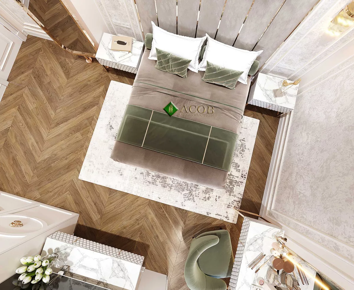 Nəsimi (120 m²) mənzilin interyer dizaynı
