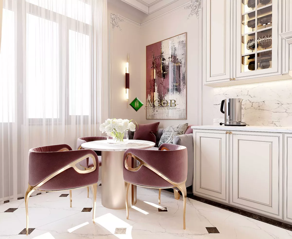 Nəsimi (120 m²) mənzilin interyer dizaynı