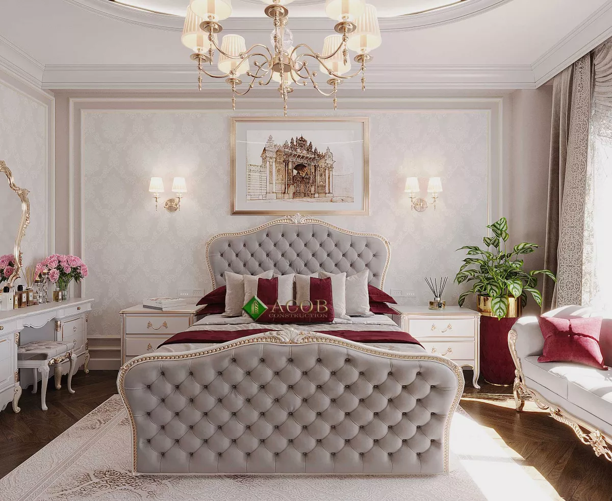 Ağ şəhər ( 200 m²) mənzilin interier dizaynı