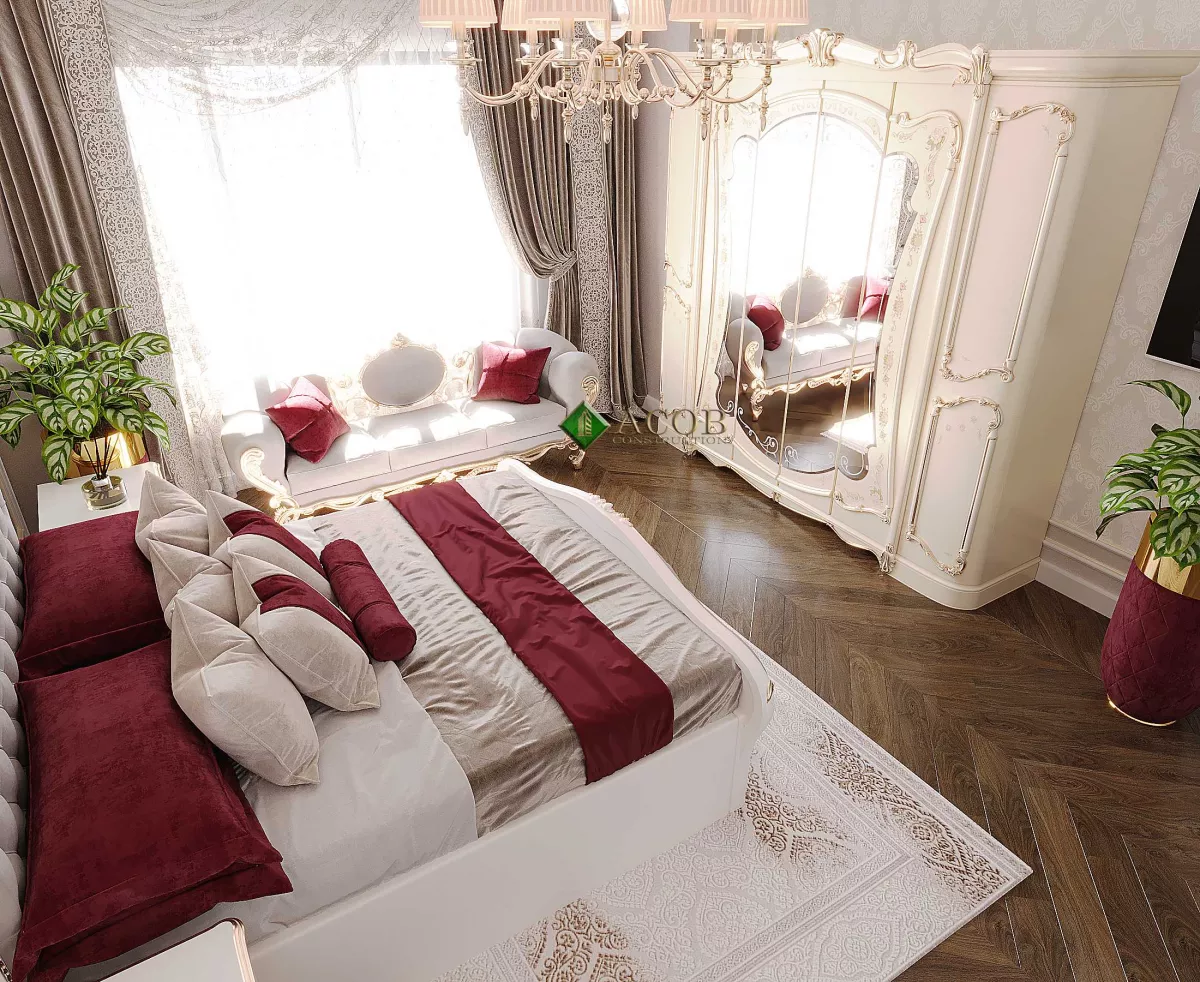 Ağ şəhər ( 200 m²) mənzilin interier dizaynı