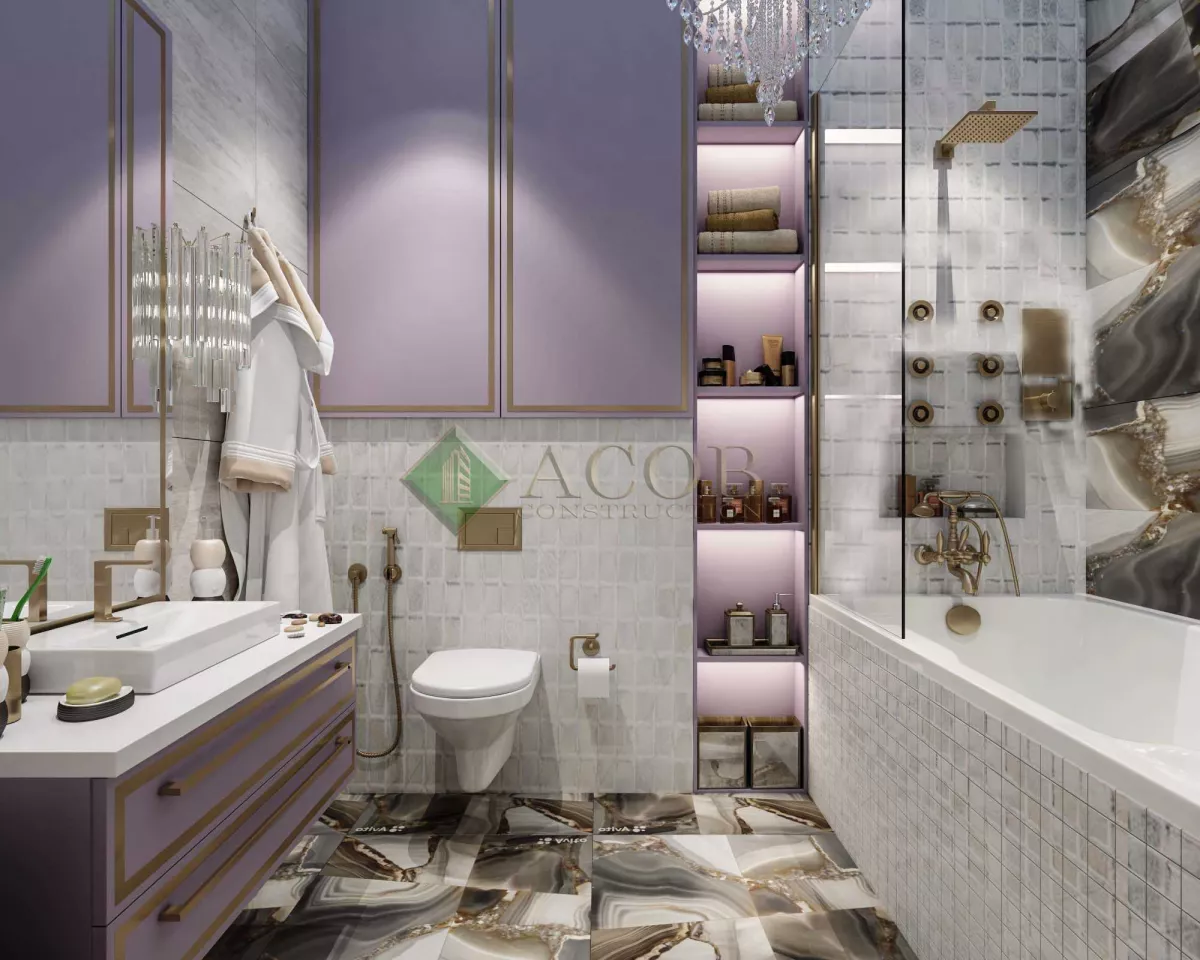 Grand Həyat - 120 m² mənzilin interyer dizaynı