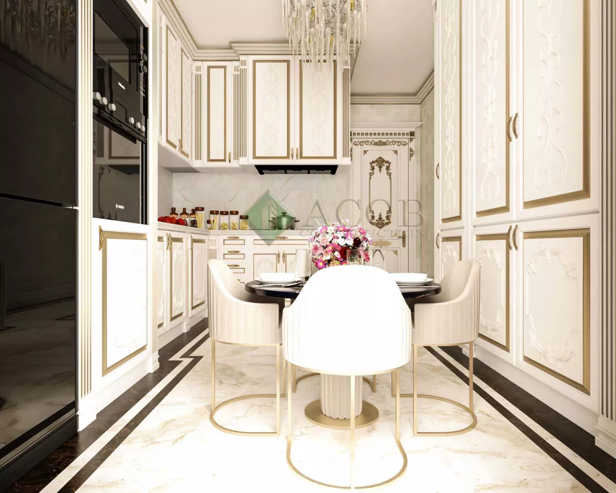 Grand Həyat - 120 m² mənzilin interyer dizaynı