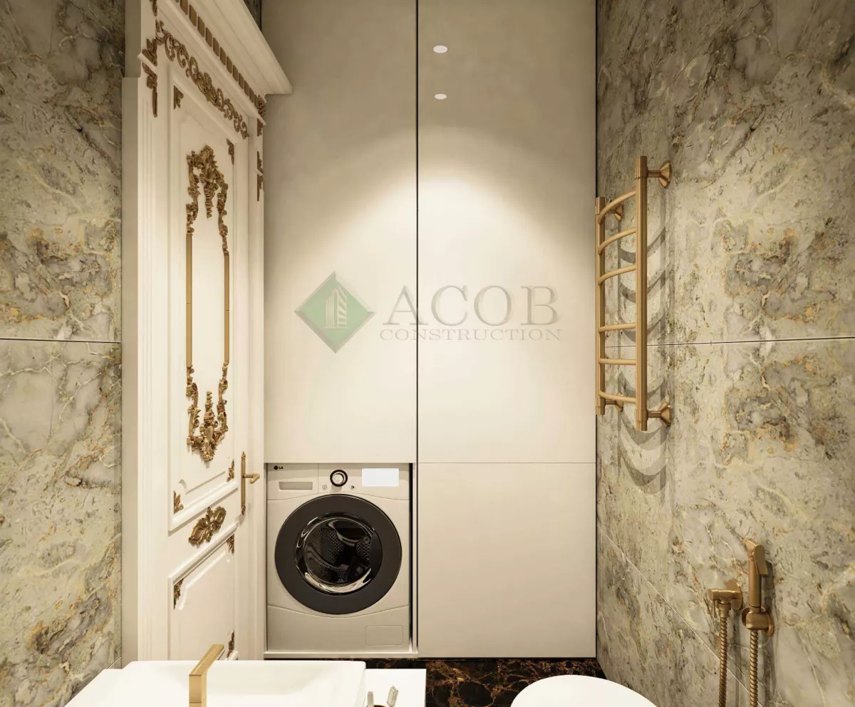Grand Həyat - 120 m² mənzilin interyer dizaynı