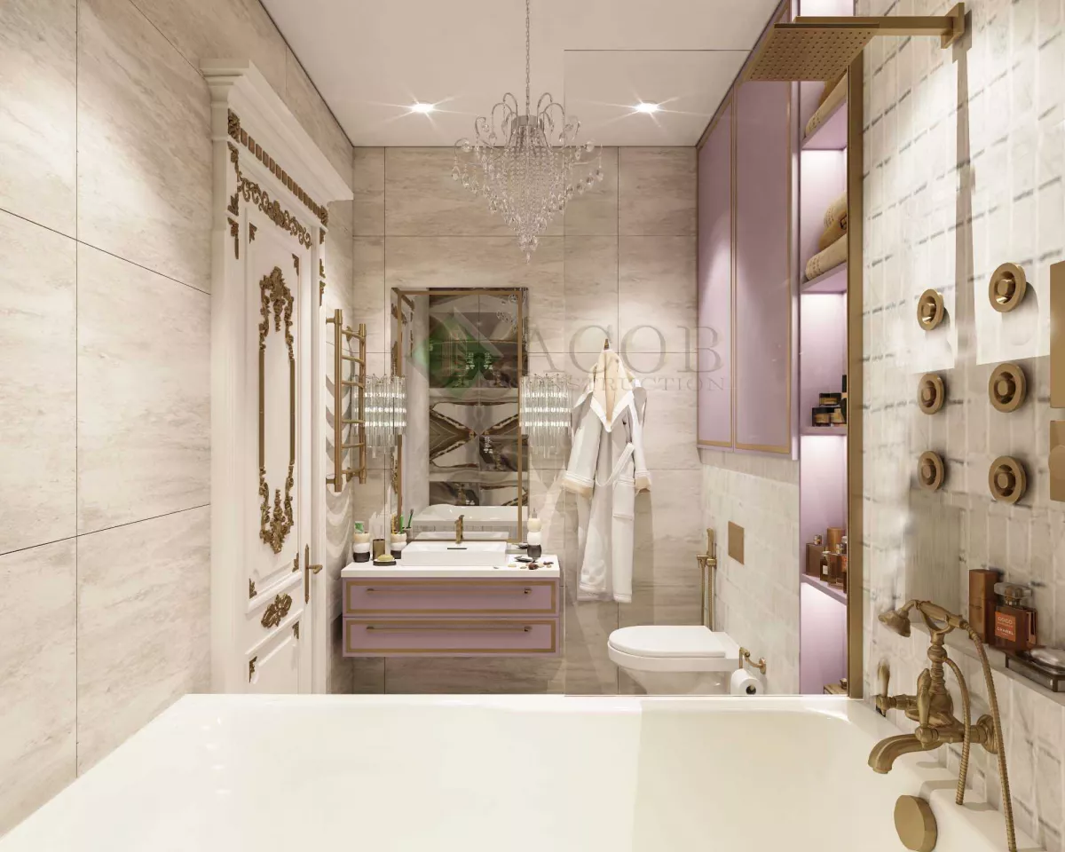 Grand Həyat - 120 m² mənzilin interyer dizaynı