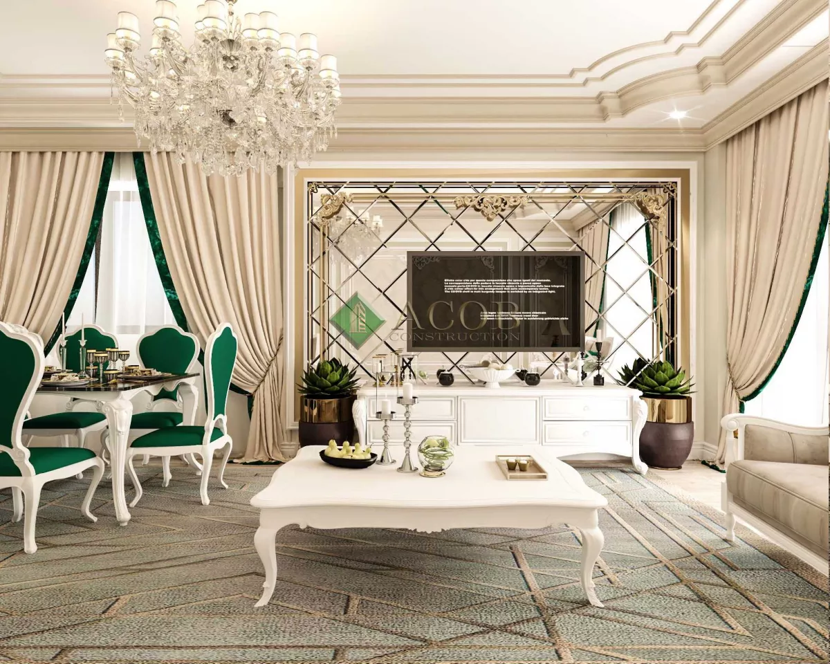 Grand Həyat - 120 m² mənzilin interyer dizaynı