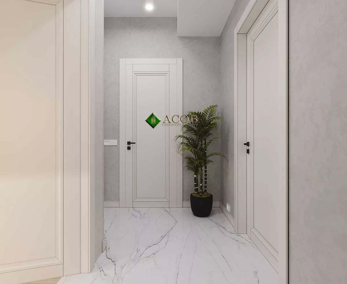 Melisa Park (50 m²) Mənzilin Minimalist Üslubda Dizaynı