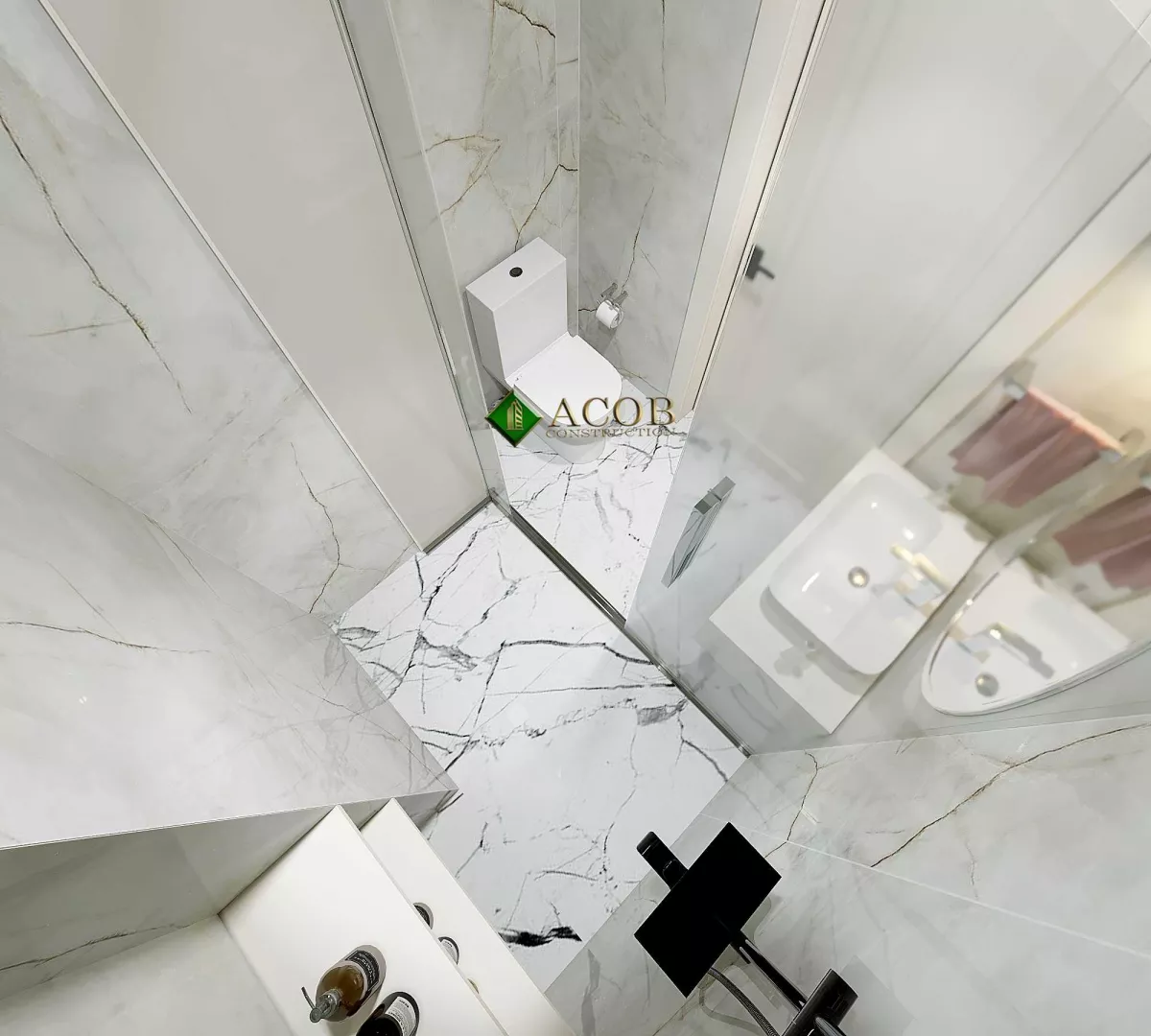 Melisa Park (50 m²) Mənzilin Minimalist Üslubda Dizaynı