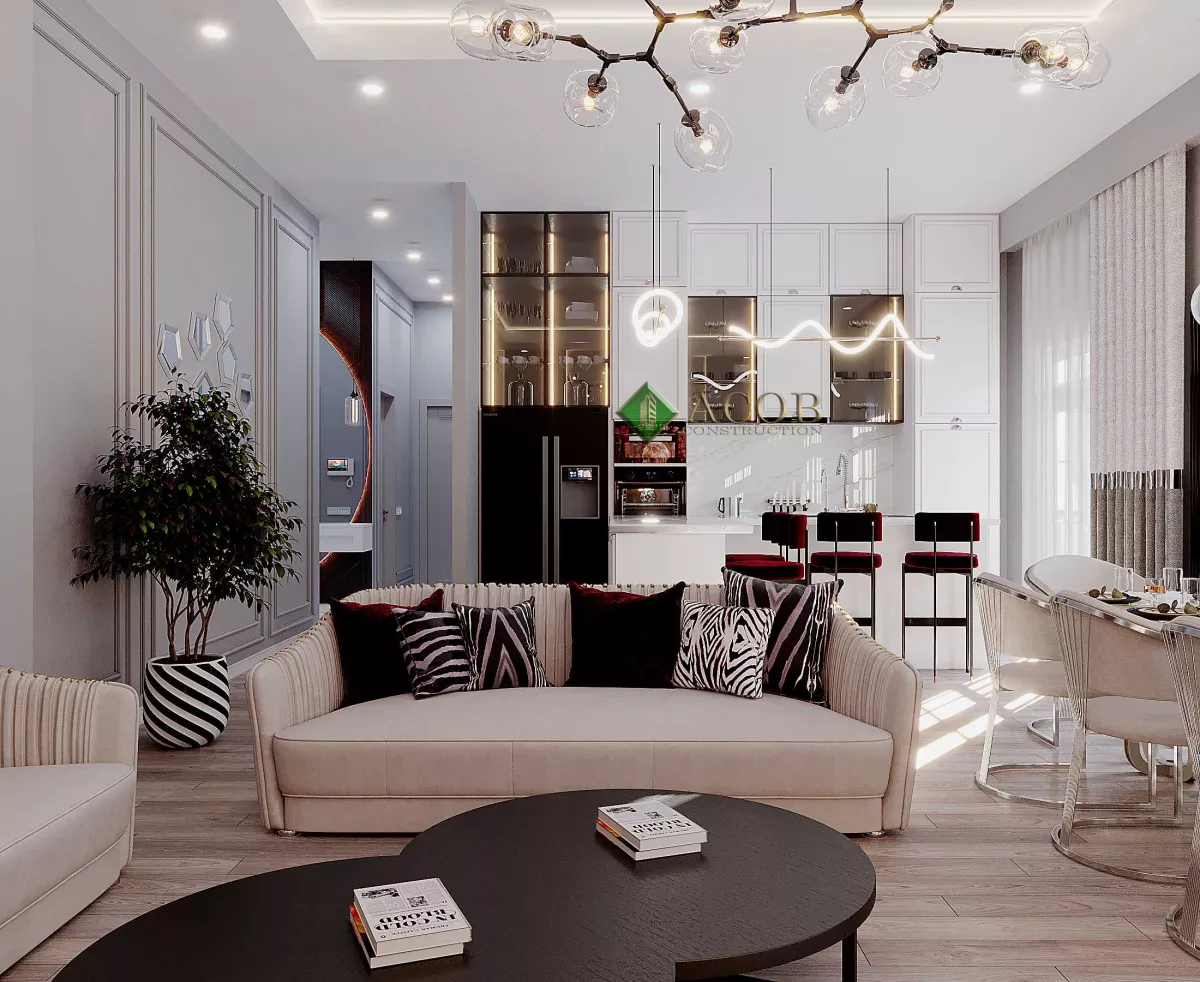 Interior design 120m²