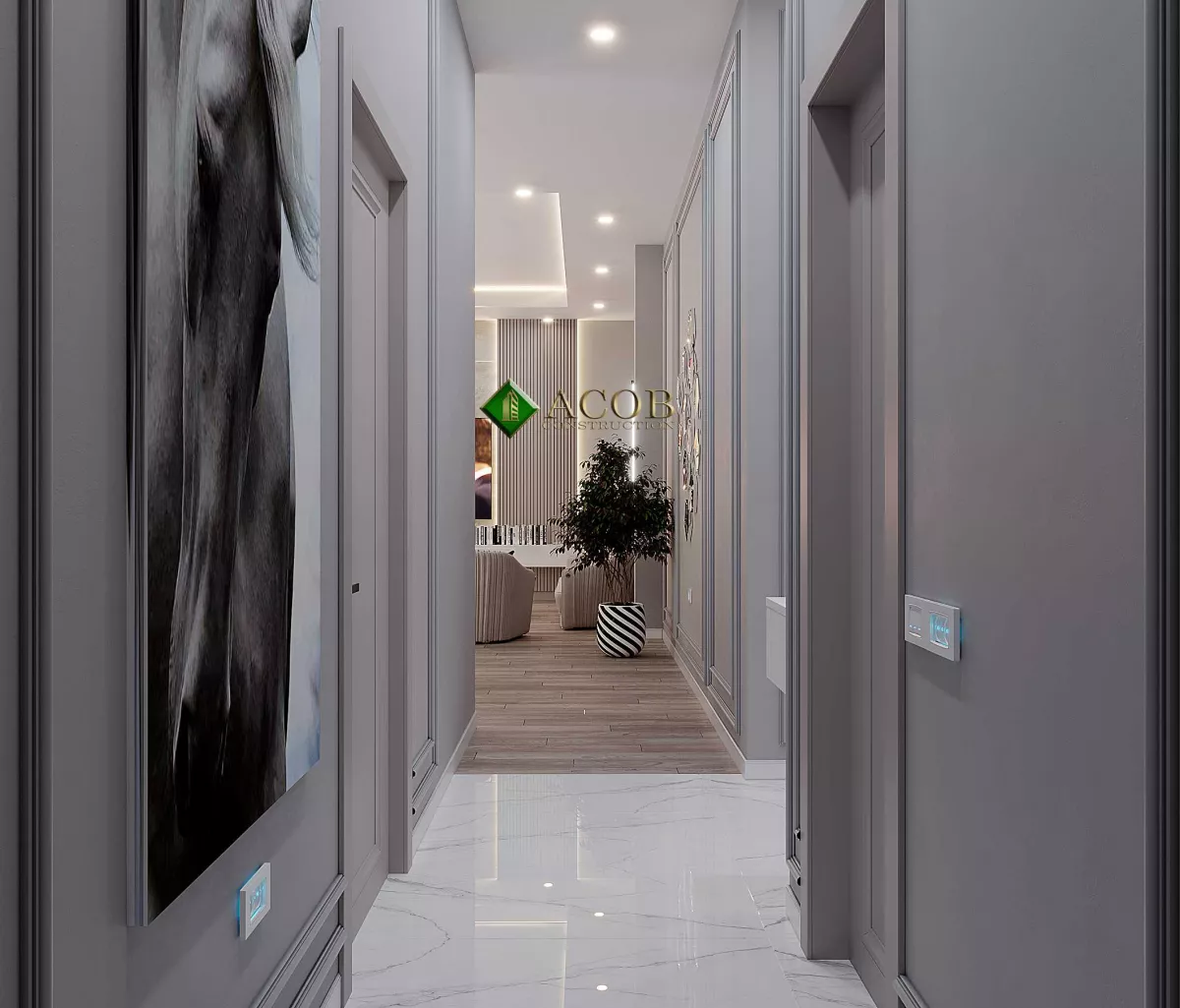 Interior design 120m²