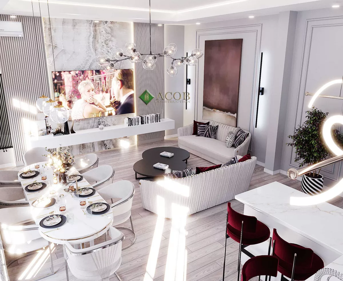 Interior design 120m²