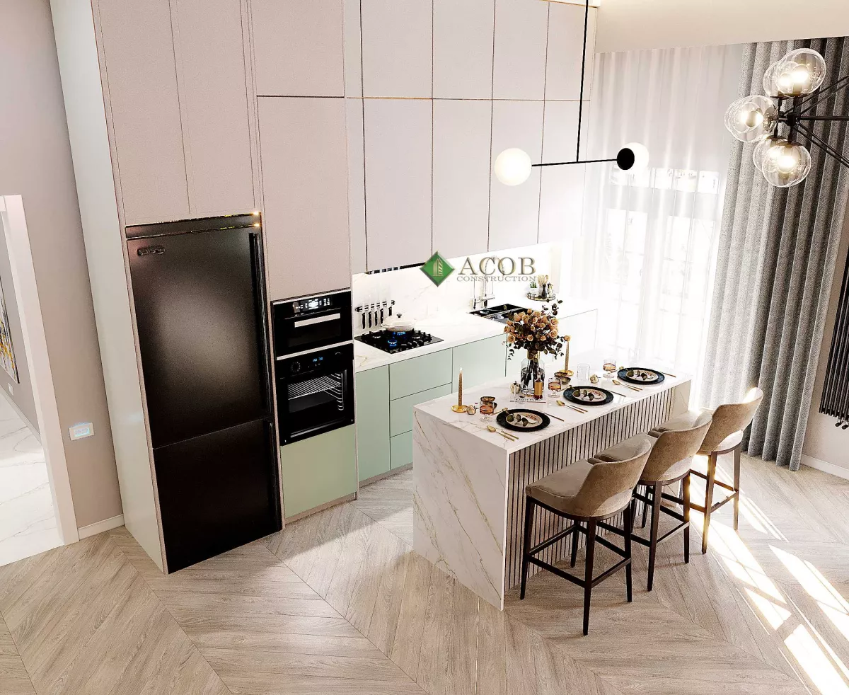 Interior design 122m²