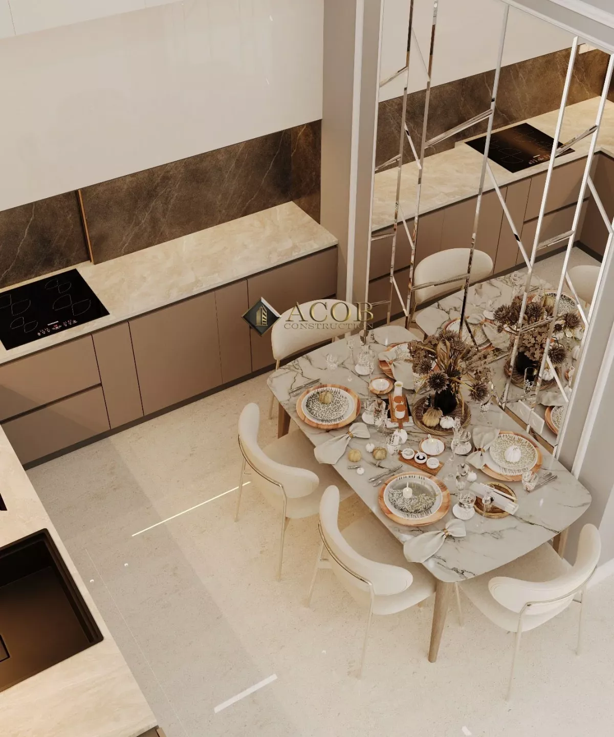 Interior design 110m²