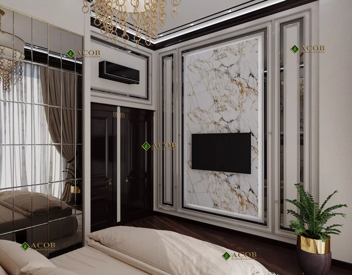 Buzovna (1030 m²) villanın interyer dizaynı
