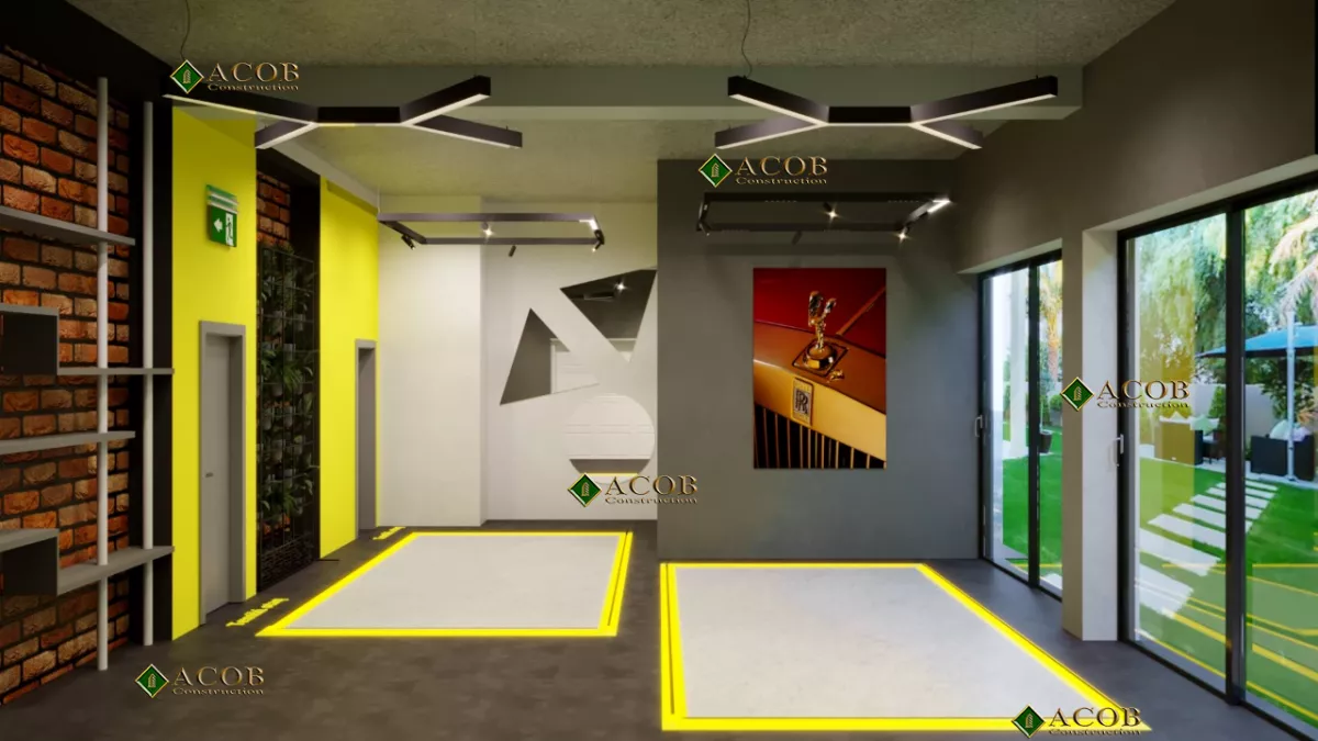Buzovna (1030 m²) villanın interyer dizaynı