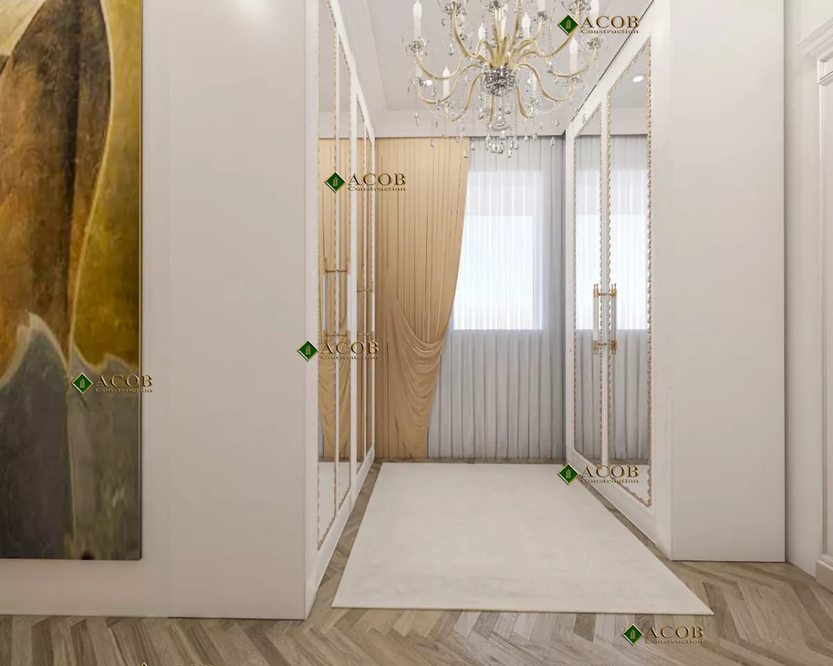 Buzovna (1030 m²) villanın interyer dizaynı