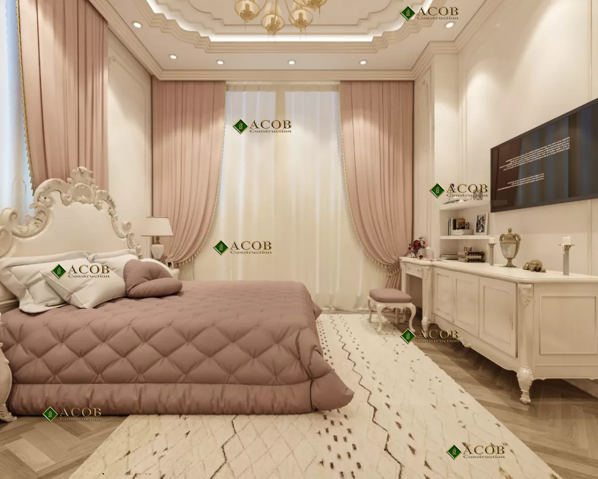 Buzovna (1030 m²) villanın interyer dizaynı