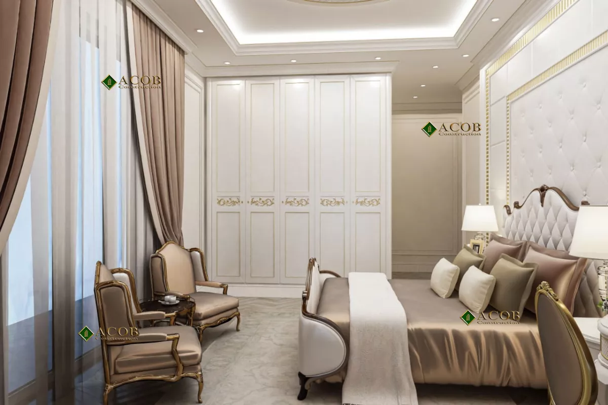 Buzovna (1030 m²) villanın interyer dizaynı