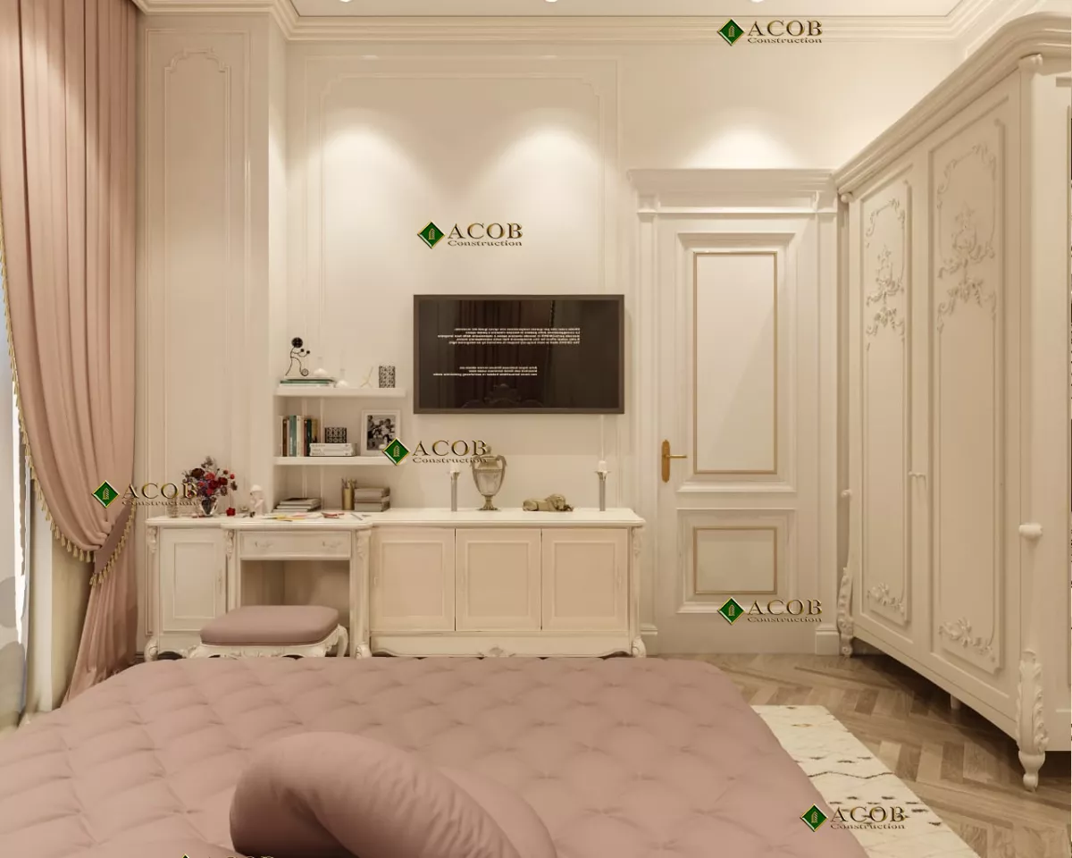 Buzovna (1030 m²) villanın interyer dizaynı