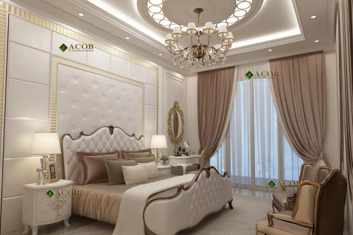 Buzovna (1030 m²) villanın interyer dizaynı