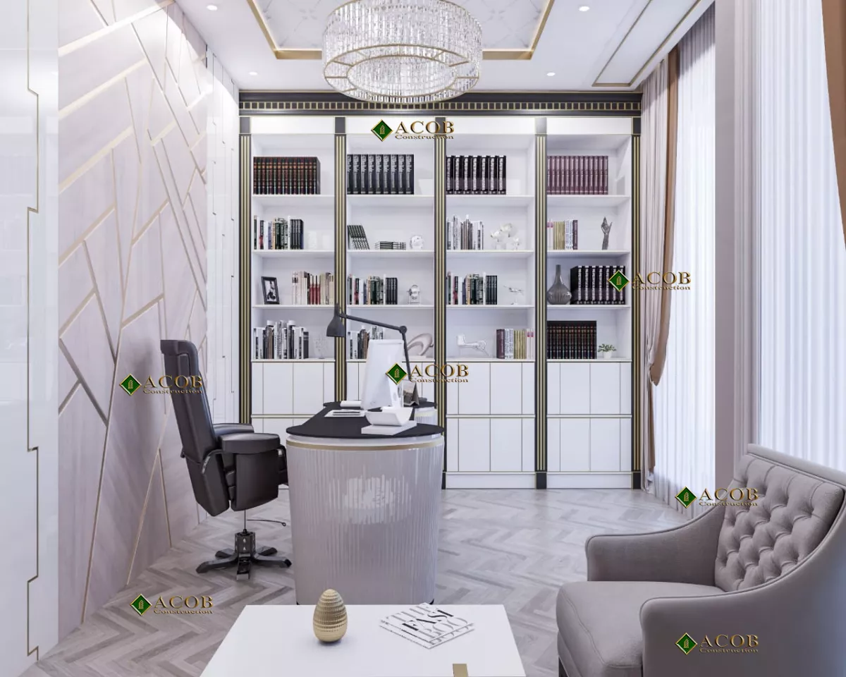 Buzovna (1030 m²) villanın interyer dizaynı