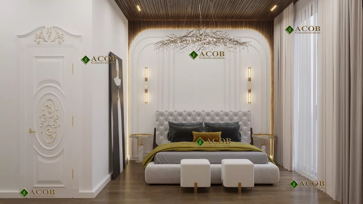 Buzovna (1030 m²) villanın interyer dizaynı