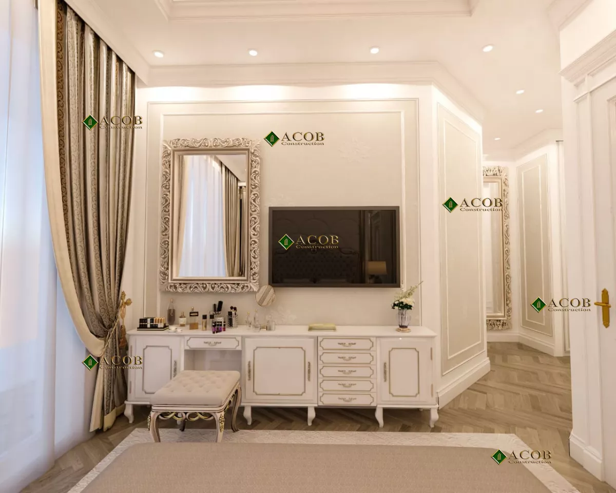 Buzovna (1030 m²) villanın interyer dizaynı