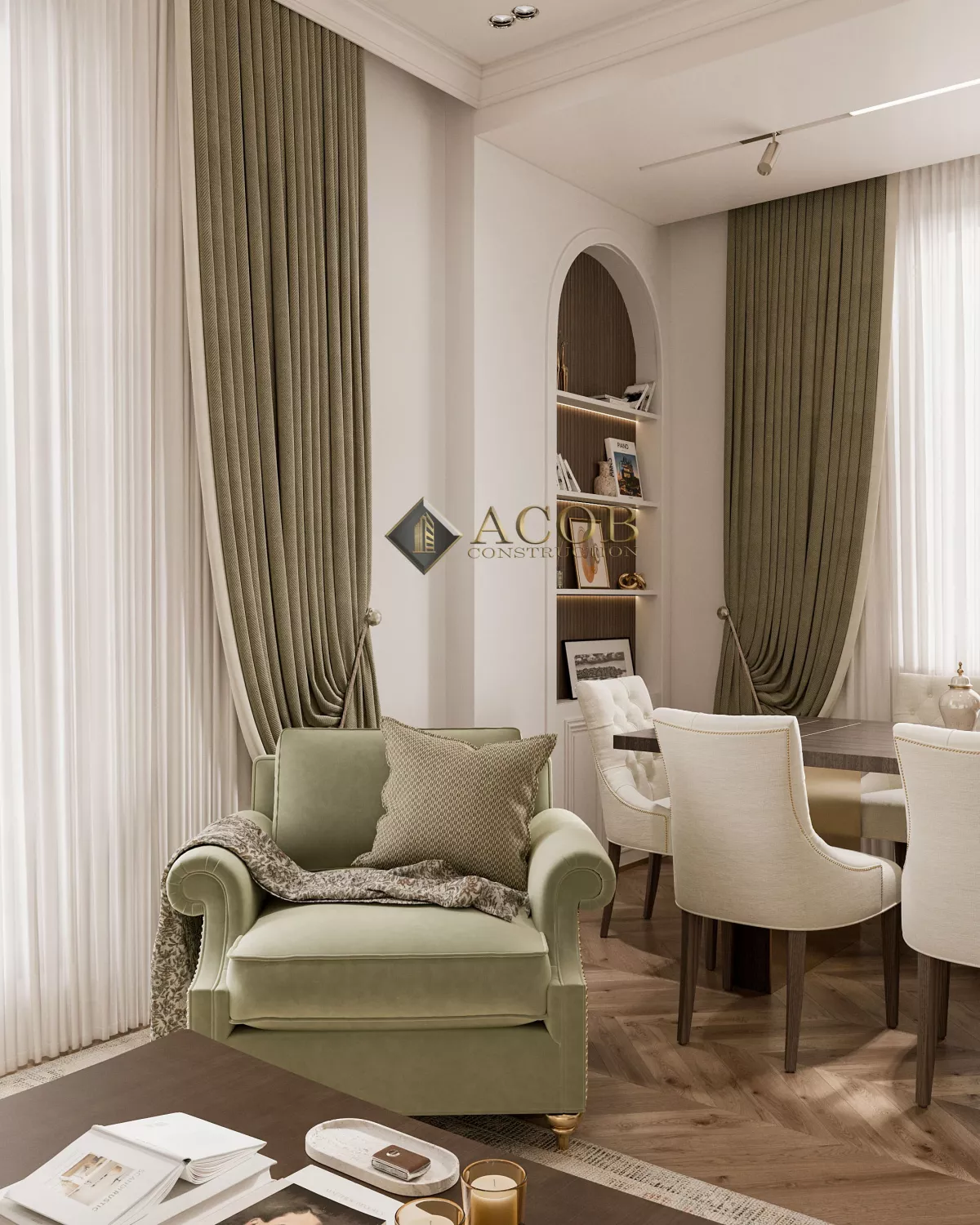 Interior design 72m²