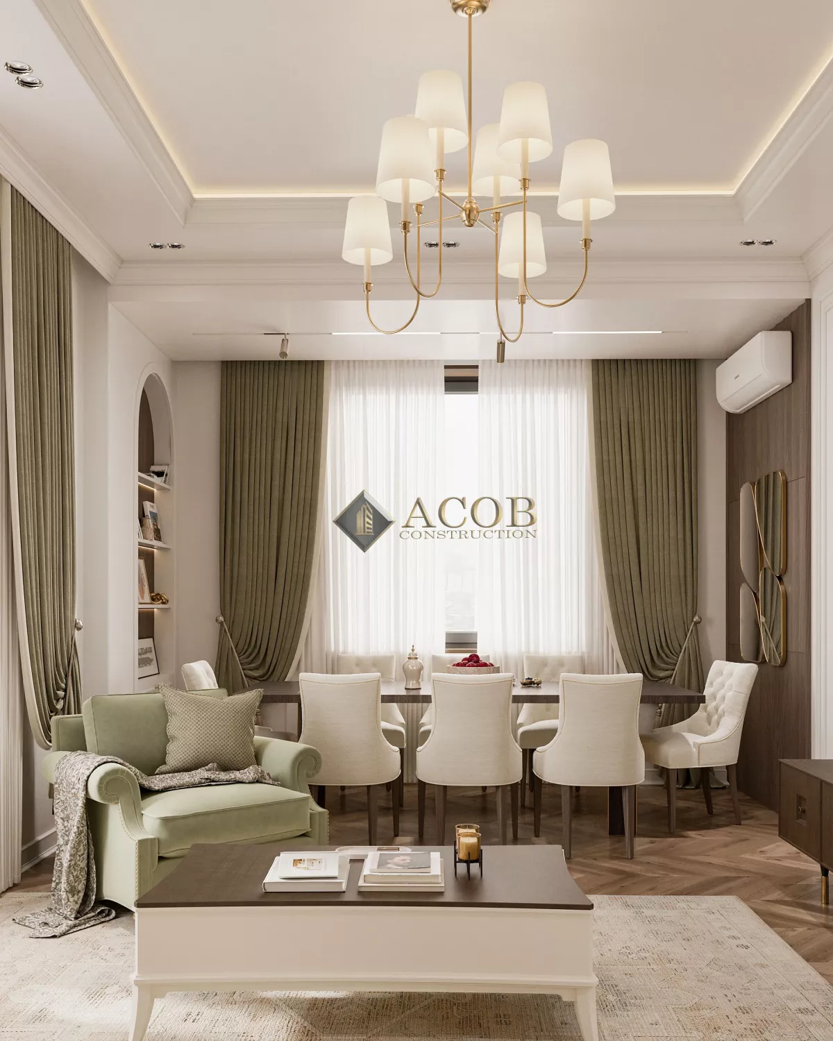 Interior design 72m²