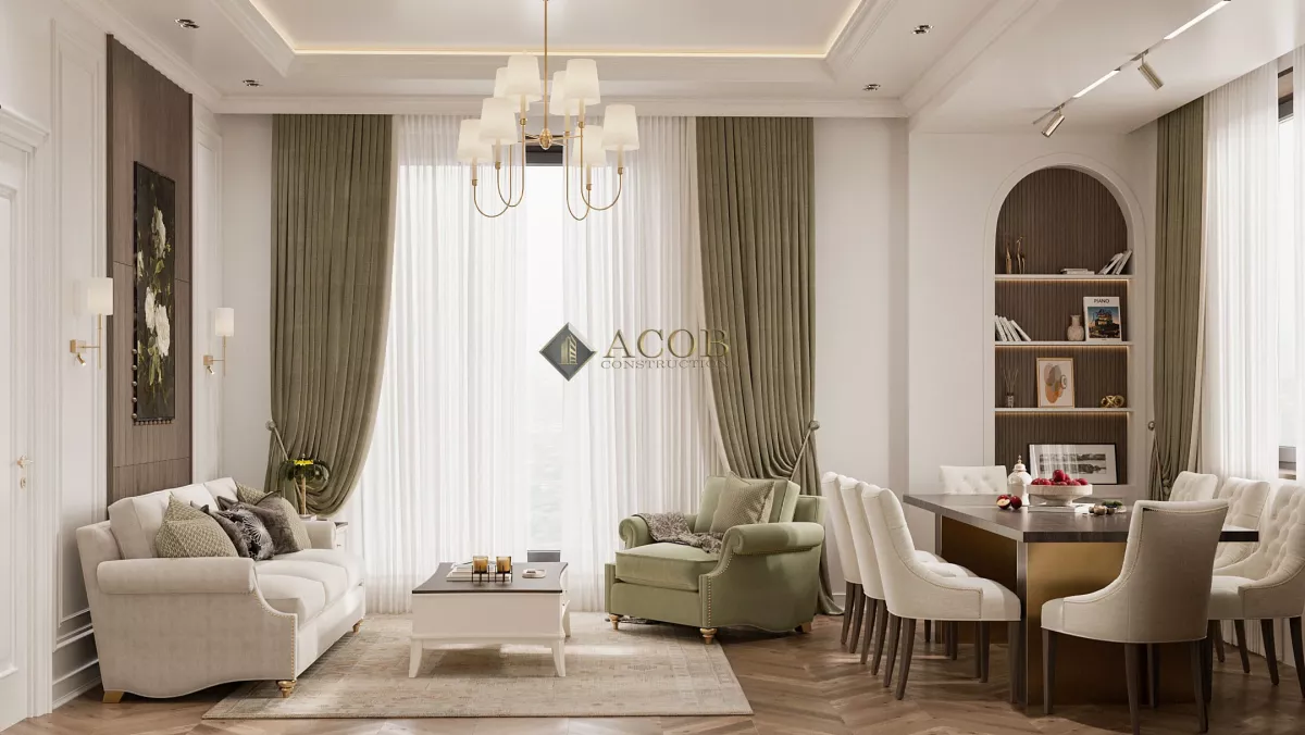Interior design 72m²